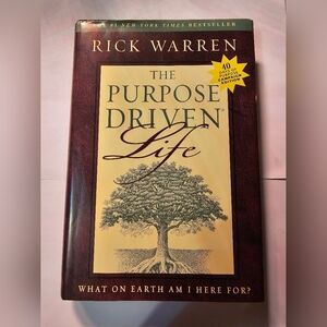 The purpose driven life Christian book